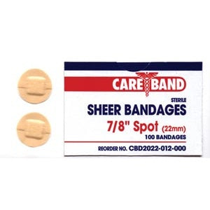 ASO Careband Sheer Adhesive Strip Bandages