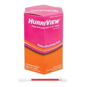 Beutlich Hurriview Plaque Indicating Snap -N- Go Swabs