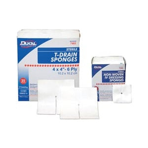 Dukal IV & T-Drain Sponges