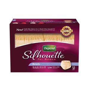 Kimberly-Clark Depend Silhouette Maximum Briefs